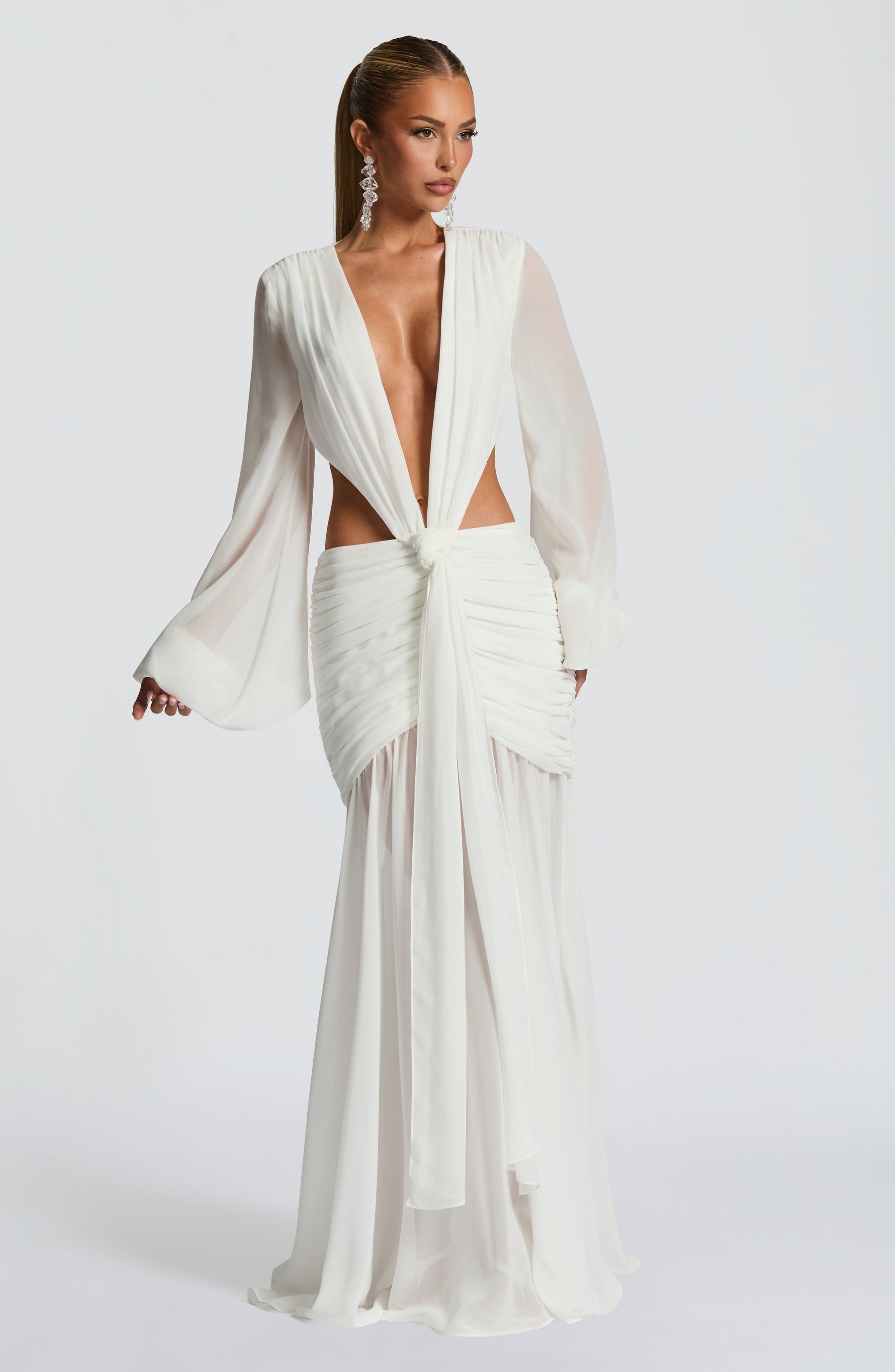Andrina Maxi Dress - Ivory T.X