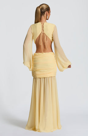 Andrina Maxi Dress - Lemon T.X