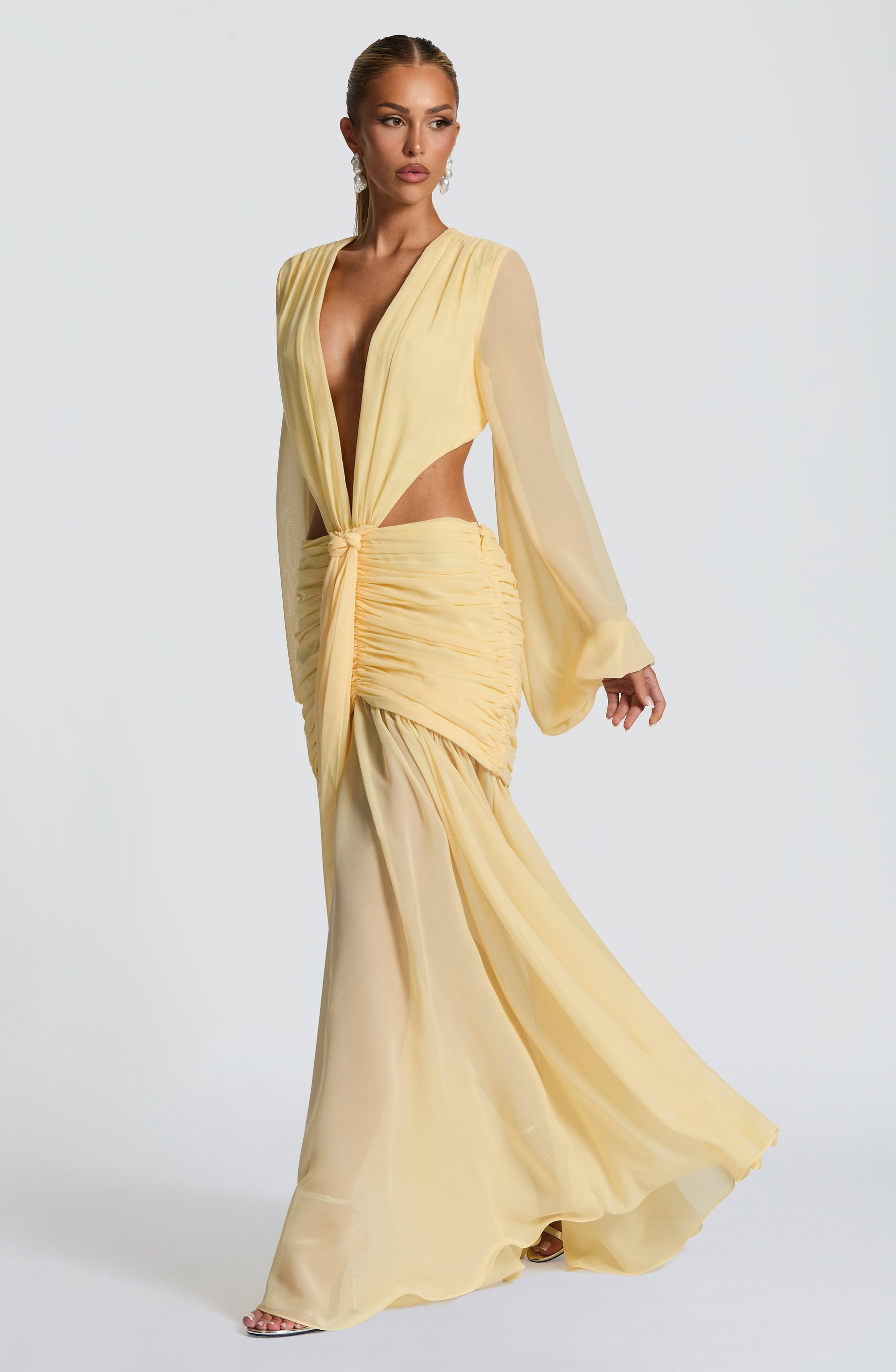 Andrina Maxi Dress - Lemon T.X