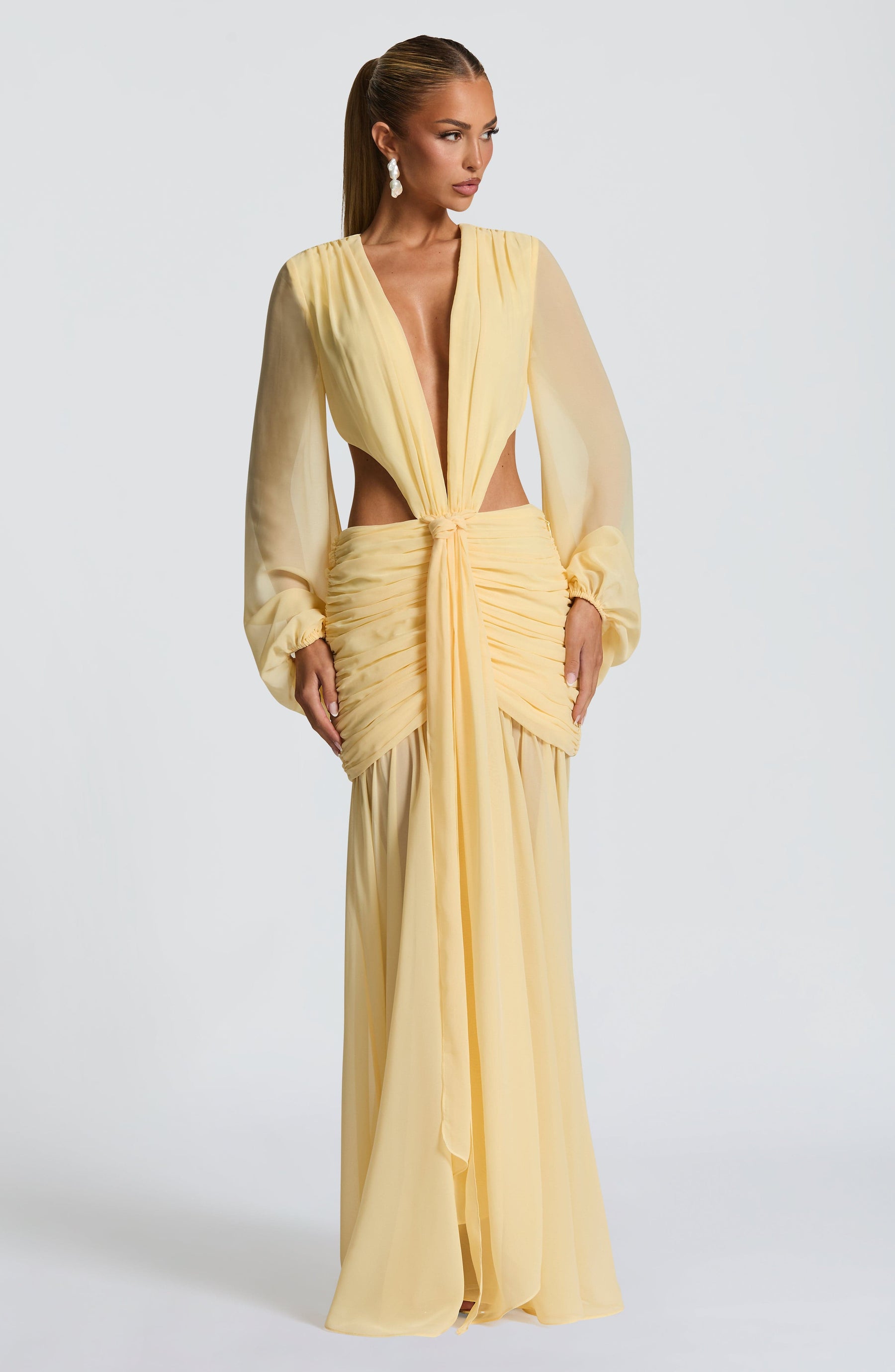 Andrina Maxi Dress - Lemon T.X