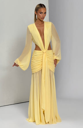 Andrina Maxi Dress - Lemon T.X