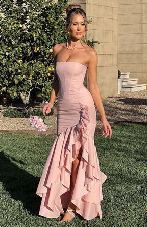 Angelina Maxi Dress - Blush C.F