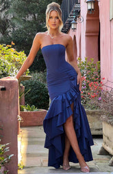 Angelina Maxi Dress - Navy C.F