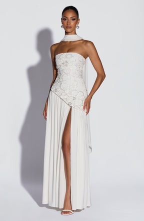 Anneliese Maxi Dress - Ivory T.X