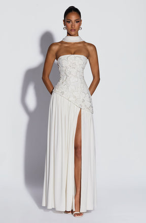 Anneliese Maxi Dress - Ivory T.X