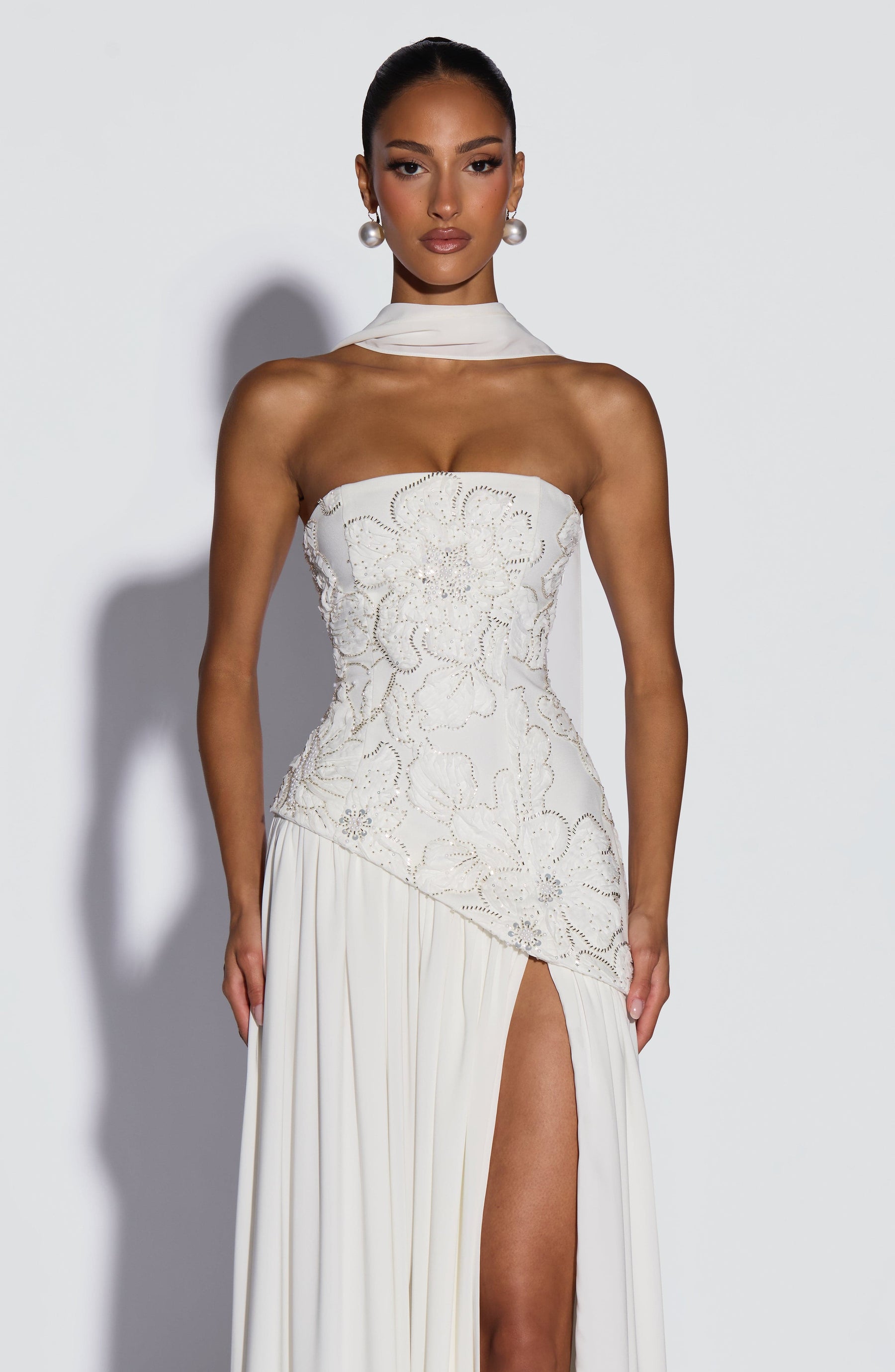 Anneliese Maxi Dress - Ivory T.X