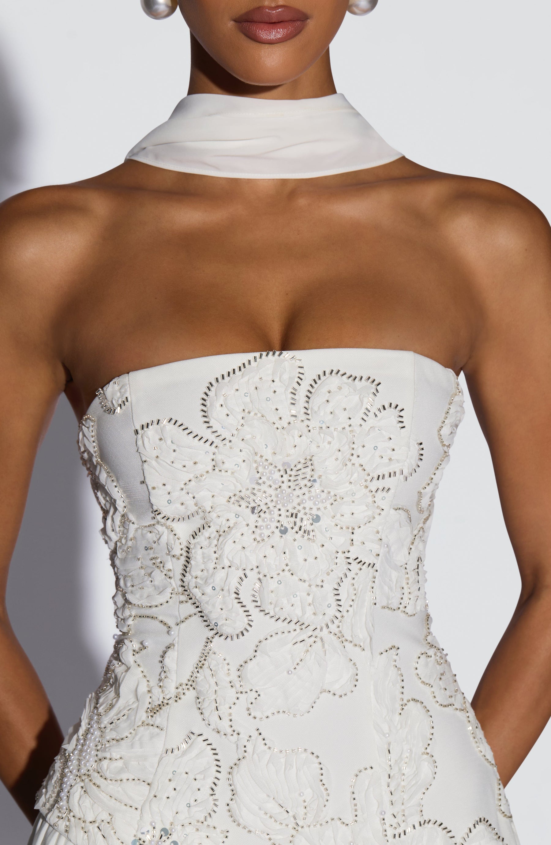 Anneliese Maxi Dress - Ivory T.X