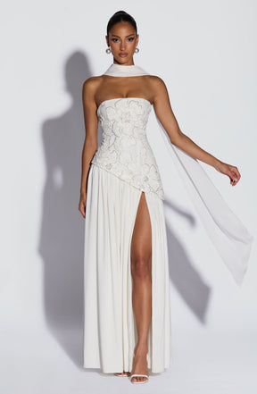 Anneliese Maxi Dress - Ivory T.X