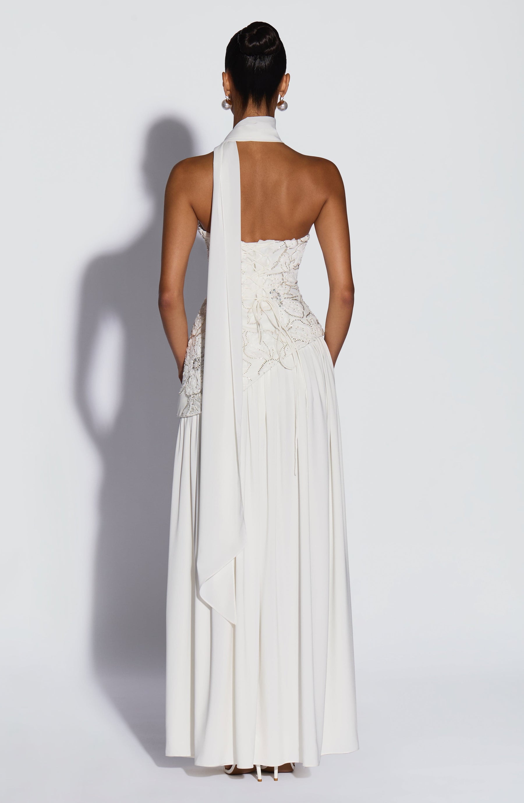 Anneliese Maxi Dress - Ivory T.X