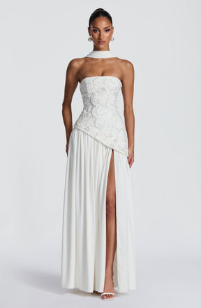 Anneliese Maxi Dress - Ivory T.X
