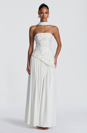 Anneliese Maxi Dress - Ivory T.X