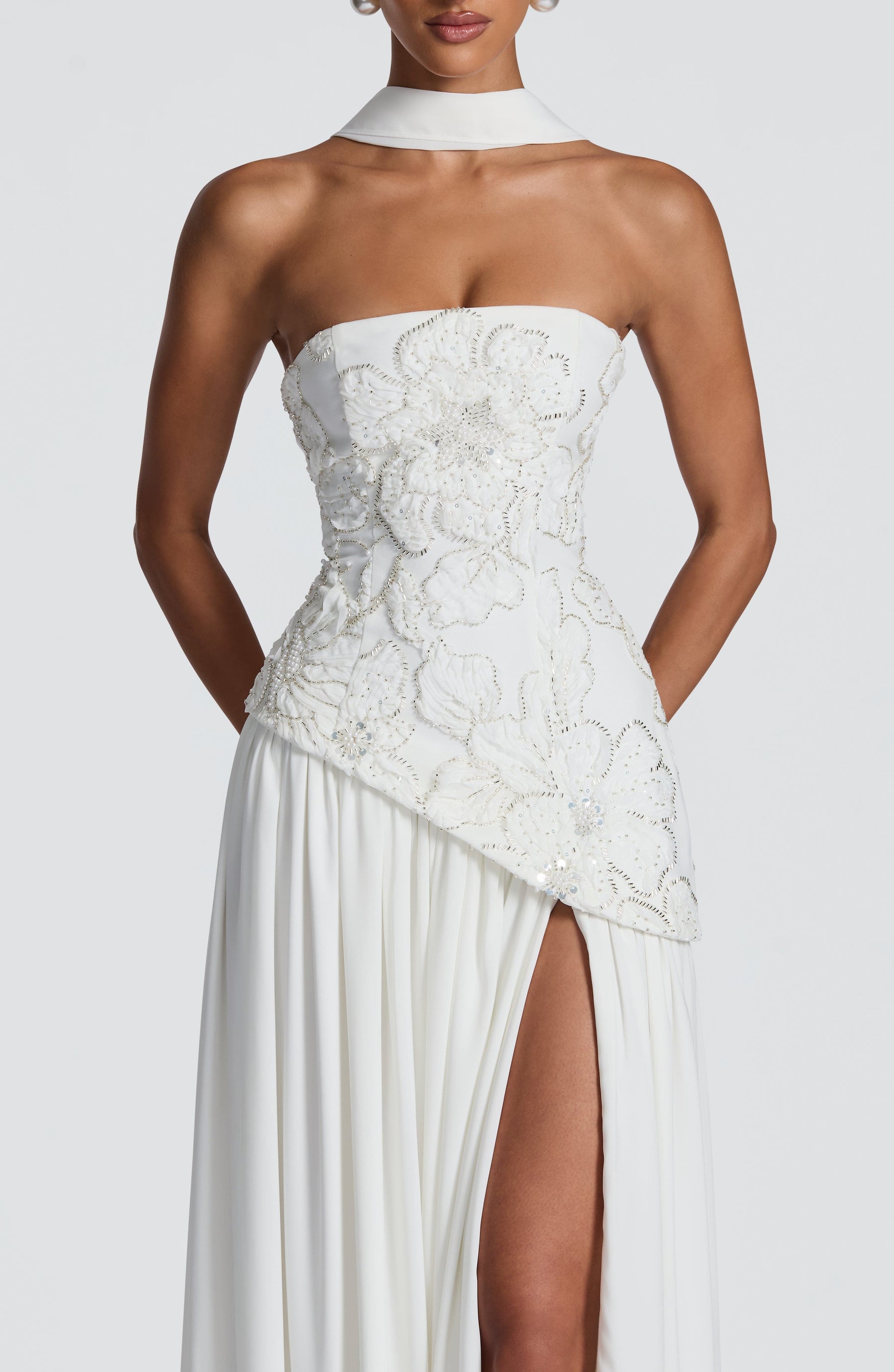 Anneliese Maxi Dress - Ivory T.X