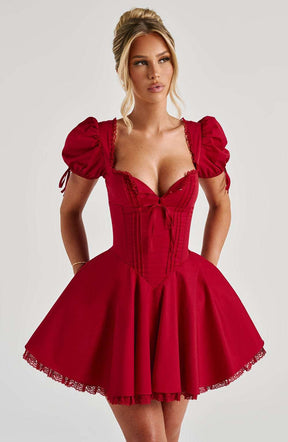 Annie Mini Dress - Red R.F