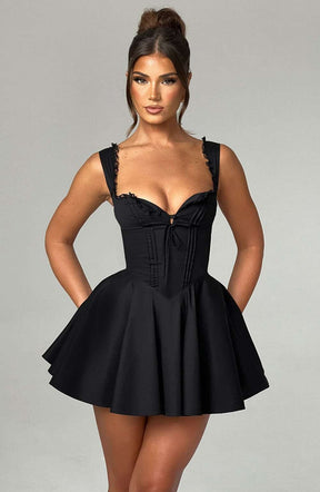 Antonella Mini Dress - Black R.F