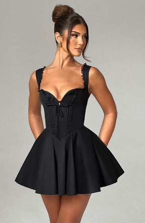 Antonella Mini Dress - Black R.F