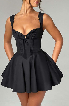 Antonella Mini Dress - Black R.F