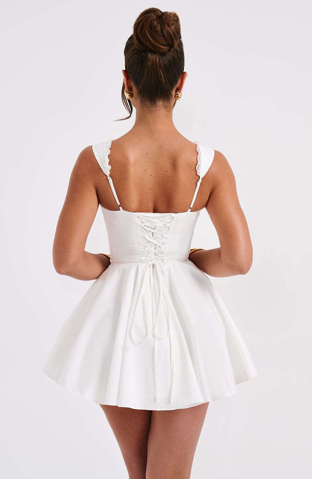 Antonella Mini Dress - Ivory R.F