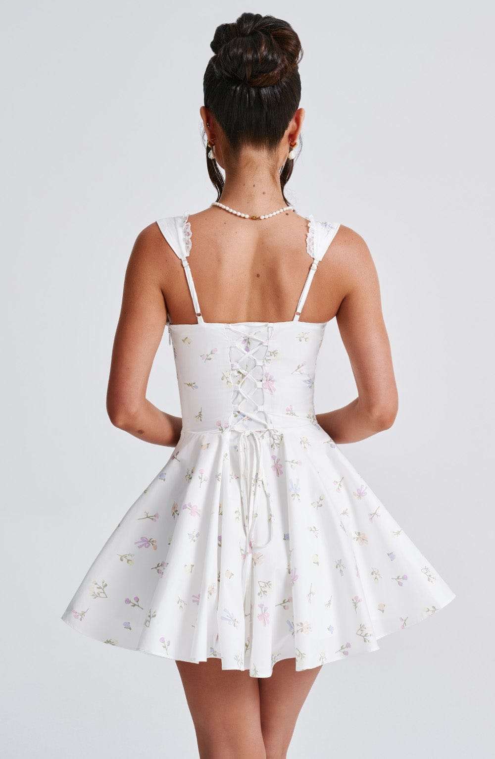 Antonella Mini Dress - Multi Floral Print R.F