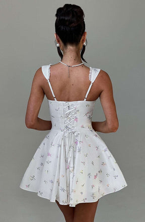 Antonella Mini Dress - Multi Floral Print R.F