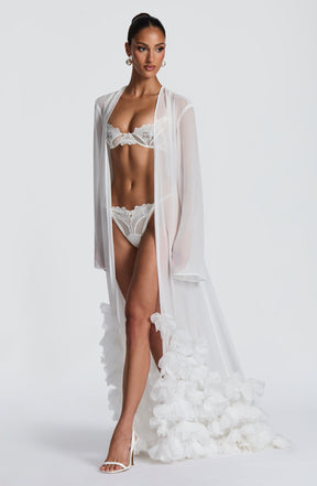 Anwen Dressing Gown - Ivory S.M