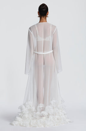 Anwen Dressing Gown - Ivory S.M