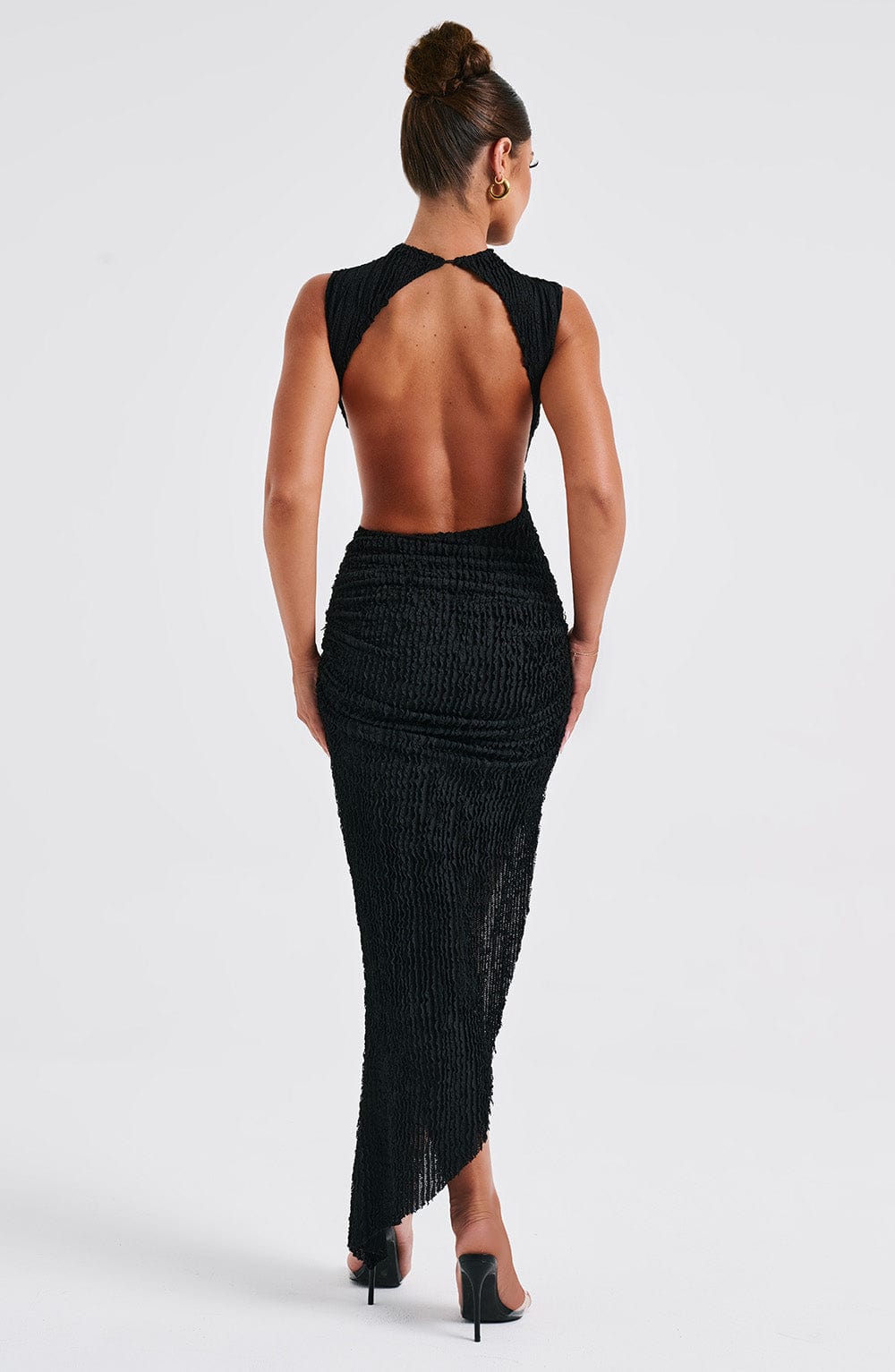 Aphrodite Midi Dress - Black L.F