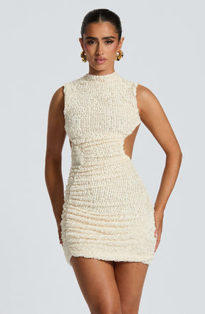 Aphrodite Mini Dress - Ivory L.F