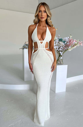 Arabella Maxi Dress - White T.T