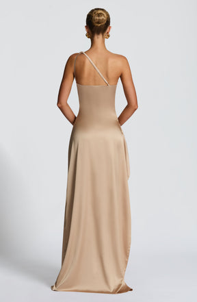 Ariel Maxi Dress - Champagne M.T