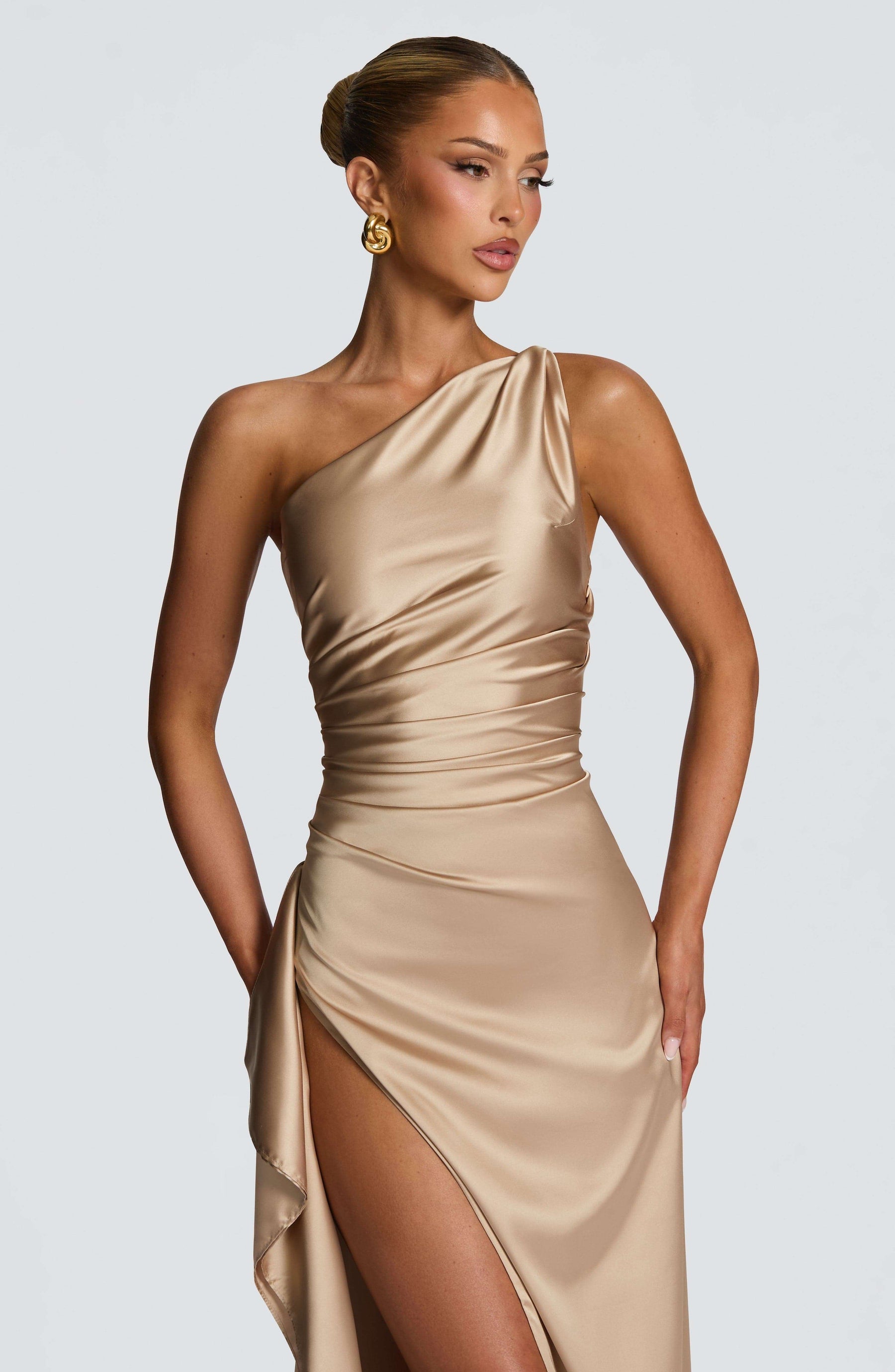 Ariel Maxi Dress - Champagne M.T