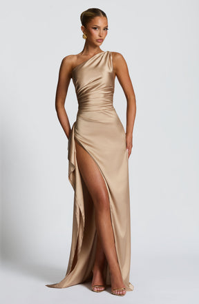 Ariel Maxi Dress - Champagne M.T