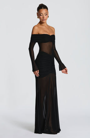 Arlena Maxi Dress - Black L.F