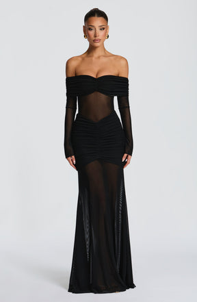 Arlena Maxi Dress - Black L.F