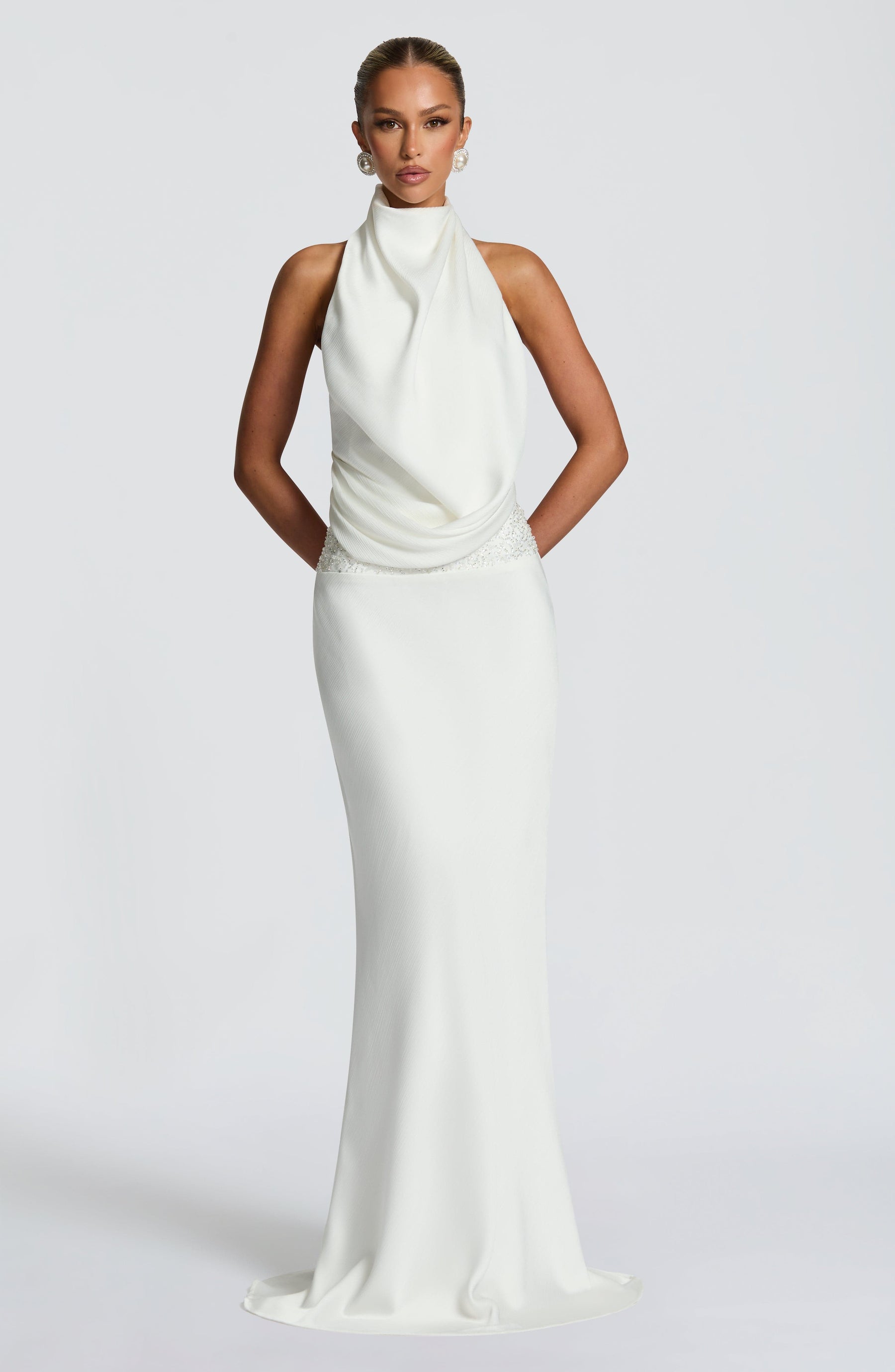Armelle Maxi Dress - Ivory R.F