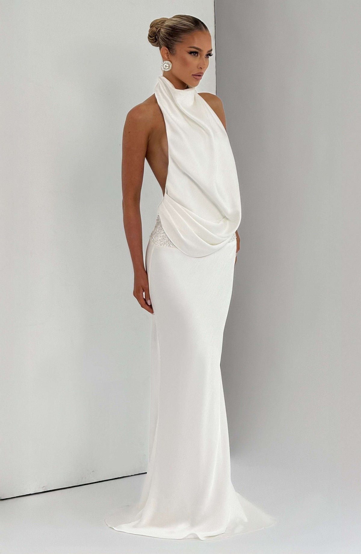 Armelle Maxi Dress - Ivory R.F