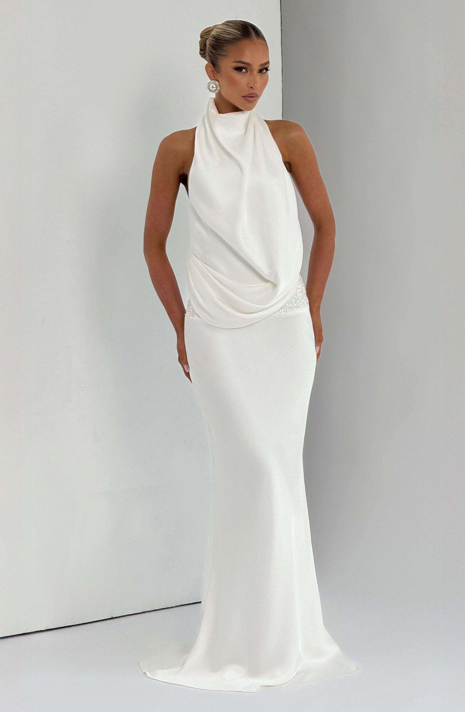 Armelle Maxi Dress - Ivory R.F