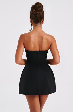 Asha Mini Dress - Black M.T
