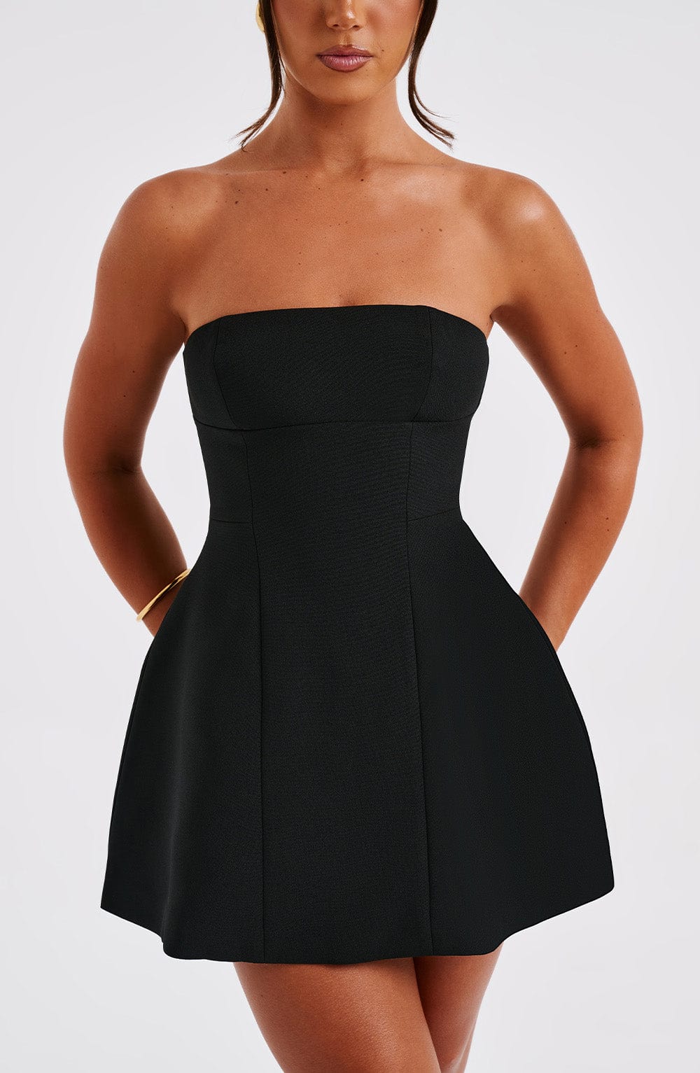 Asha Mini Dress - Black M.T