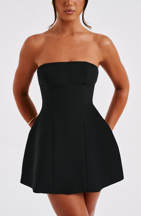 Asha Mini Dress - Black M.T