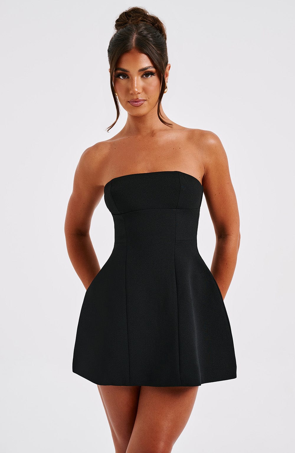 Asha Mini Dress - Black M.T