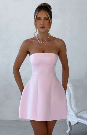 Asha Mini Dress - Blush M.T