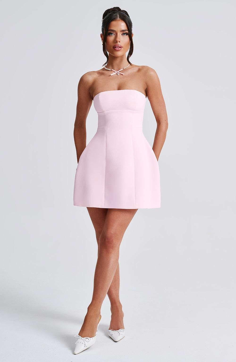 Asha Mini Dress - Blush M.T