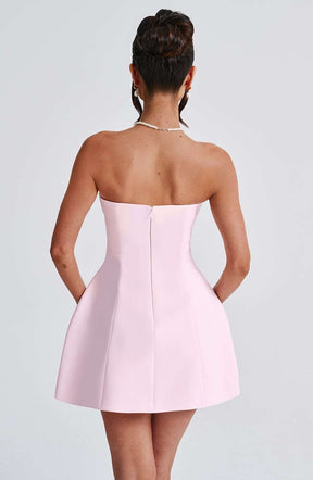 Asha Mini Dress - Blush M.T