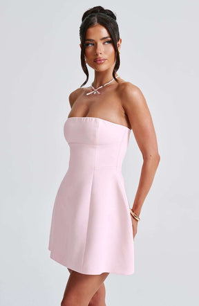 Asha Mini Dress - Blush M.T