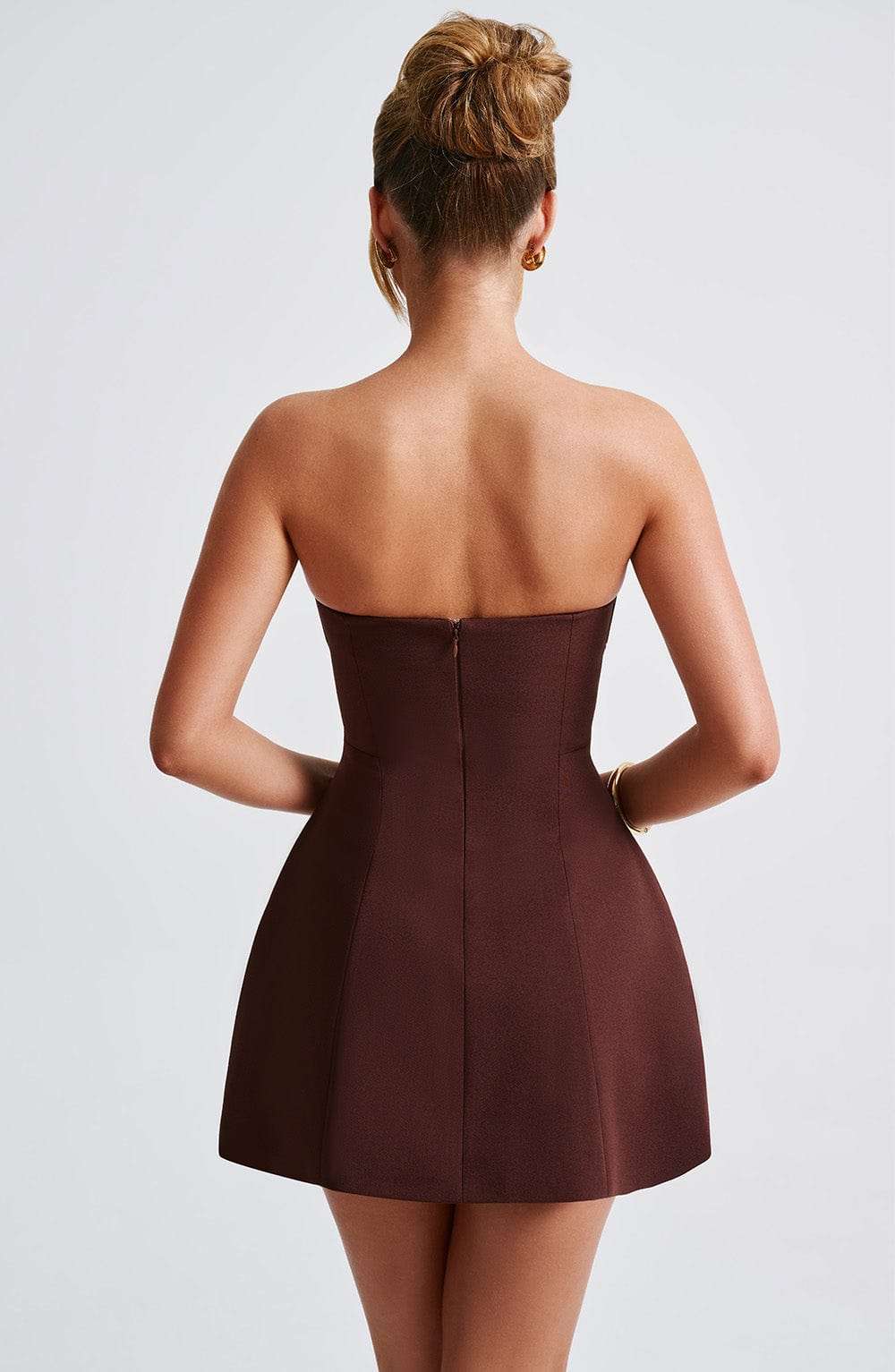 Asha Mini Dress - Brown M.T