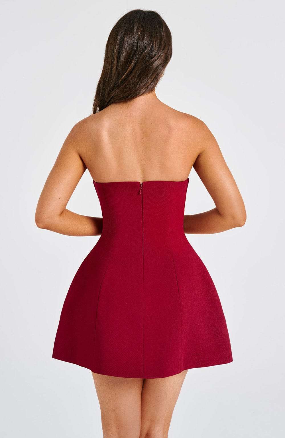 Asha Mini Dress - Wine M.T