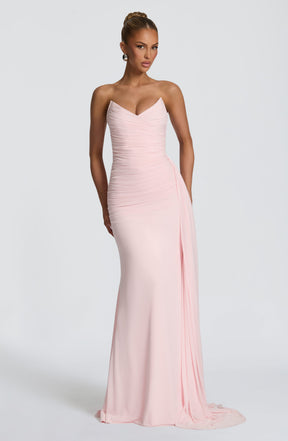 Ashika Maxi Dress - Blush L.F