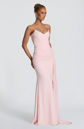 Ashika Maxi Dress - Blush L.F