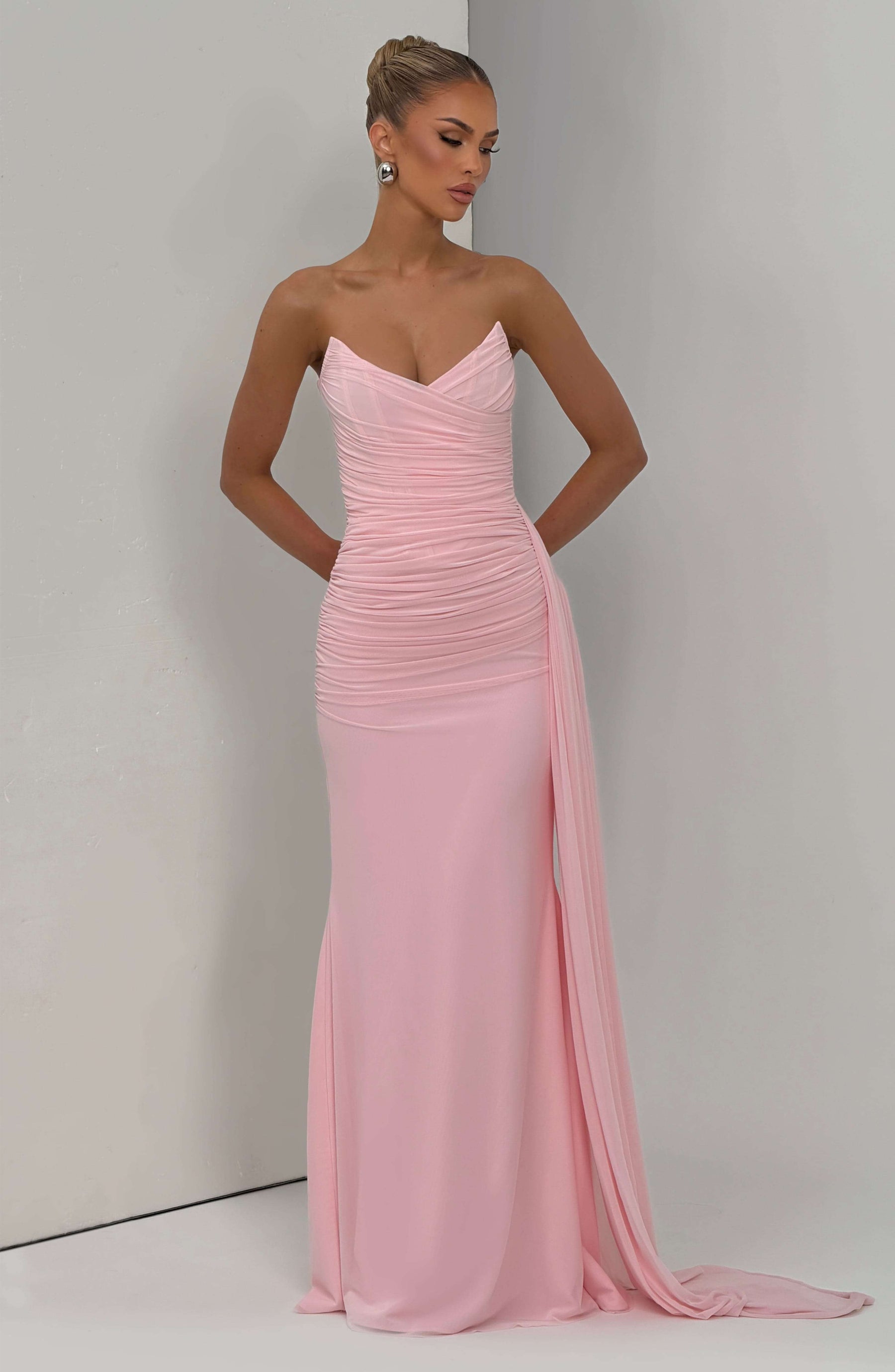 Ashika Maxi Dress - Blush L.F