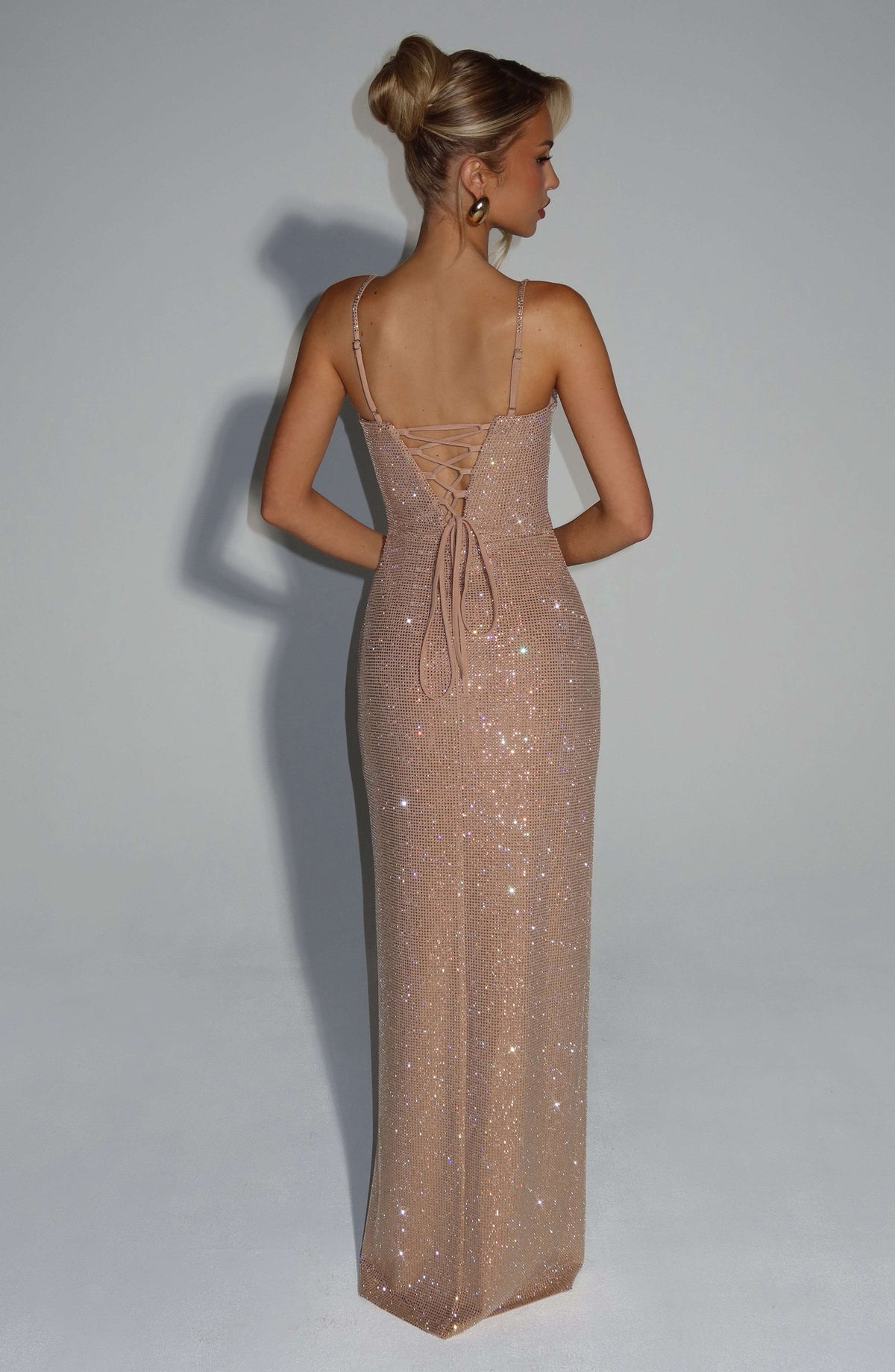 Ashton Maxi Dress - Gold R.F